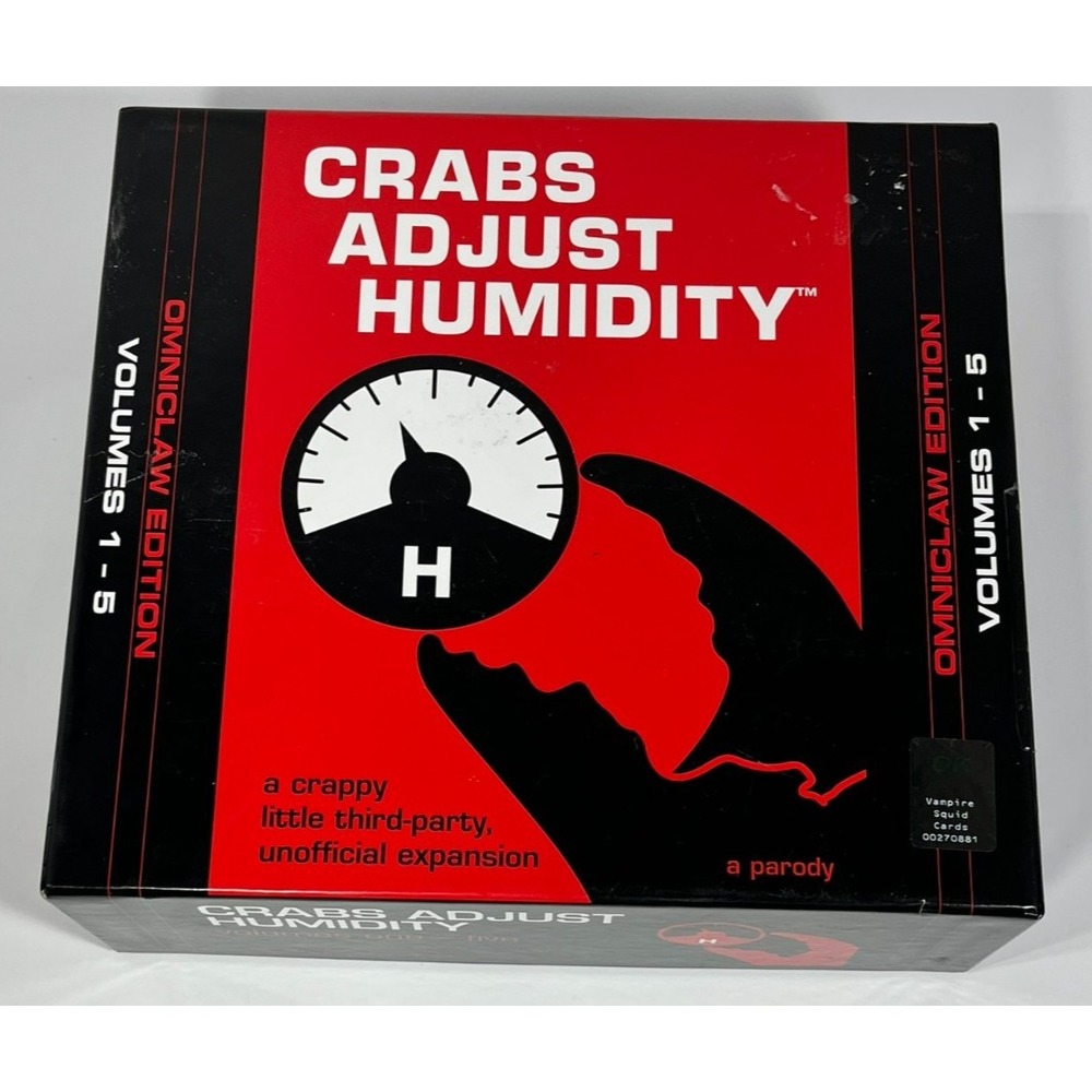 Crabs Adjust Humidity: Omniclaw Edition Volumes 1-5 Expansion Cards COMPLETE